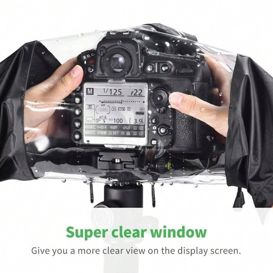 Waterproof Camera Rain Cover Rain Dustproof Portable Rainproof Accessories Protective Coat For DSLR SLR Cameras - Multicolor - View 1