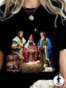 Women T-Shirts - Black - View 1