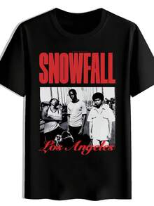 Camiseta unisex de manga cortaconTresPersonajeNegroyBlancoFotoImpresiones,Verano,RedondoCuelloCortoMangaCamisetaInformalTodos los díasSuperior,HombresPlayeras de ropahombre, , , Dazymujer,romwehombres, bohochic,maestrasregalos,camisetaparaconjuntos de mujercon curvasparamu,y2k, - Negro - Ver 1