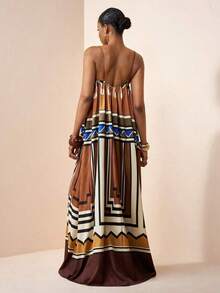 Women Midi Dresses - Multicolor 3 - View 2