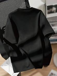 Camiseta de mujer para primavera y verano - Negro - Ver 2