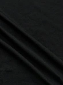 Ropa casual de verano para mujer, de manga corta y a la moda, adecuada para todas las estaciones, una camiseta Q-version hecha por un fan con diseños de múltiples personajes de un actor, el estilo general es lindo y con un toque sentimental. - Negro 1 - Ver 6