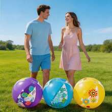 12 piezas Pelotas de playa inflables de colores pastel a granel, pelotas de playa grandes de color pastel para decoración de fiestas de baby shower, cumpleaños, verano, piscina, juegos acuáticos, decoraciones de fiesta de playa, pelotas de playa a granel, pelotas de playa grandes, decoraciones de fiesta de piscina de colores pastel, platos con pelotas de playa, pelotas de playa gigantes, pelotas de playa grandes, pelotas de playa, pelotas de playa jumbo - Multicolor - Ver 2