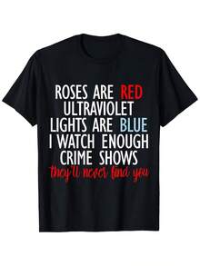Camisetas unisex de tallas grandes con gráfico "Las rosas son rojas, las violetas son azules", feliz día de la madre para mamá, la mejor mamá de siempre, camiseta con gráfico de regalo - Negro - Ver 6