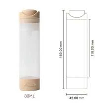 2.71盎司與1.69盎司可重複填充容器，乳霜乳液分裝，擠壓式液體，方便旅行 - 查看 8