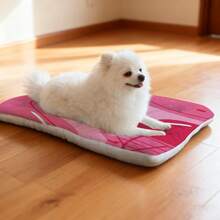 1pc Soft Pet Bed Pad With Geometric Art Pattern, Washable Dog Crate Mat Suitable For Small/Medium/Large Dogs, Reversible Dog Kennel Cushion, Cat Bed Mat, 4 Seasons - Multicolor - View 3