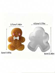 1pc Silicone Cookie/Waffle Mold - Heat Resistant, Suitable For Making Candles/Soaps/Jewelry Pendants, Crafts For Valentine's Day/Birthday/Wedding Season - White - View 15
