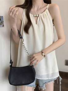 Women Tops - Apricot - View 5