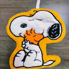 SNOOPY 1条史努比卡通珊瑚绒狗狗手巾，加厚吸水，可悬挂，适用于厨房清洁、浴室装饰，四季皆宜，高品质实用设计 - 彩色 - 查看 11