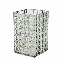 1Pc Transparent Plastic Cosmetic Storage Box, Large Capacity Makeup Brush Holder, Desk Storage Container For Lipstick, Eyeliner, Stationery, Makeup Storage Organizer, Suitable For Bathroom, Bedroom, Dormitory, Office,Makeup Organizer,Room Décor - Multicolor - View 15