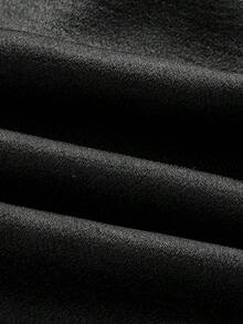 CosyJoli Pantalones anchos de uso diario con bolsillos y cordón en la cintura para mujeres de talla grande con diseño de rayas - Negro - Ver 2