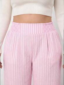 Pantalones casuales nuevos para otoño/invierno 2025, adecuados para salidas, uso diario casual, fiestas, ir al trabajo, volver al colegio, citas, hogar, fiestas de cumpleaños y múltiples ocasiones.Corte relajado, cintura elástica, pierna ancha, - Multicolor 3 - Ver 5