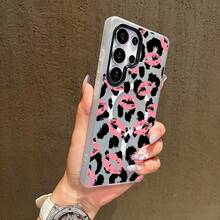 Funda para teléfono: Funda para teléfono adecuada para Samsung Galaxy S23 S23plus S24  S24Ultra S25 S25Plus S25Ultra S26 S26Ultra S26Plus, anticaídas, con tacto suave, multicolor, magnética, protege la lente, adecuada para estudiantes, con diseño de labios rojos. - Azul claro - Ver 6