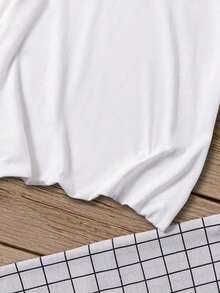 Short-Sleeved T-Shirt With Round Neck And Cartoon Print For Young Girls - 粉色 - View 4