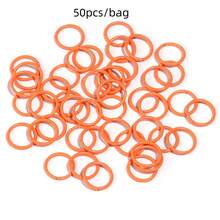 50pcs Iron Colored Closed Jump Rings, Macaroon Color Open Rings, Handmade Jewelry Accessories Flat Open Connectors, DIY Jewelry Making Linking Rings - Single-loop Opening - View 37