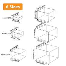 Caja de decoración de pastel de acrílico transparente, soporte de exhibición de acrílico de 5 lados para decoración de alimentos en banquetes de boda - Ver 8