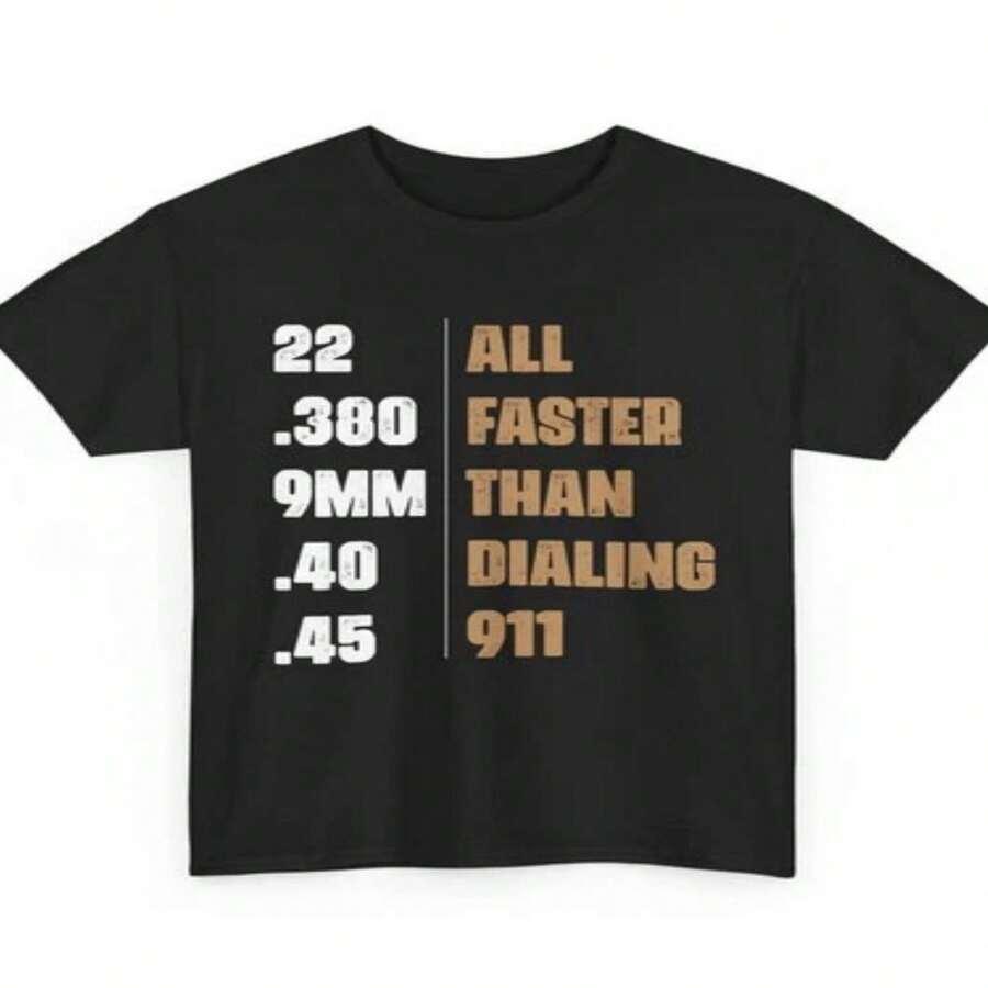 Camiseta exclusiva para fans de Gunslinger, ideal para el Día de la Independencia y el Día del Padre. Camiseta divertida de Gunslinger Master: ?Más rápido que llamar al 911! Ropa cómoda para el día a día y Nochebuena. Ropa informal de temporada. Dise?o festivo. Ajuste cómodo. Cuello redondo. Tejido ligeramente elástico. Corte regular. Perfecta para adultos. - Negro - Ver 1