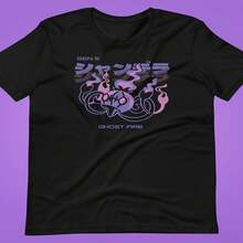 Camiseta Unisex Chandelure - Camiseta Gráfica Negra Goth Pastel Espeluznante con Dise?o de Chandelure, Perfecta para Ropa Casual Urbana y Gaming, Apta para Todas las Estaciones - Negro - Ver 2