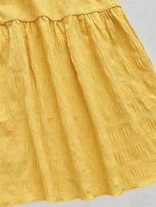 Vestido largo con escote halter para mujer - Amarillo - Ver 5