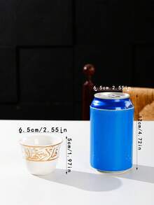 WGROOM 1个/8个装陶瓷杯，厨房、餐厅、客厅礼品，咖啡杯、茶杯、马克杯、水瓶，工业风茶杯，适用于盛装茶、咖啡、牛奶、果汁，适合婚礼、派对、生日等场合。 - 彩色 - 查看 6