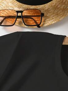 Women's Short Sleeve T-Shirt (Single Item) - Featuring Creative And Fun Fitness Equipment Prints. A Breathable, Stretchy, Crew Neck T-Shirt, Ideal For Comfortable Outdoor Wear In Spring, Summer, And Autumn. A Cute, - 黑色 - 查看 6