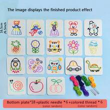 8/9pcs Beginner Sewing Kit, Entry-Level Set - Assorted Styles Including Plastic Needles, Threads, DIY Sewing Board, Kids Felt Craft Kit, Helpful For Developing Fine Motor Skills, Ideal For Children's Day/Birthday Gift - Multicolor - View 18