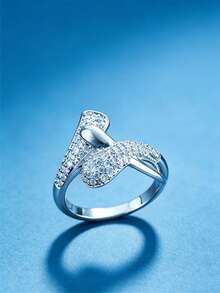 1pc Niche Personalized Wrapped Criss-Cross Ring, Suitable For Daily, Dating, And Commuting Wear - ring - View 13
