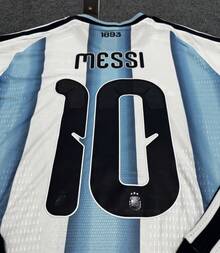 2026 Retro Inspired Argentina Style Long Sleeve Soccer Jersey, Quick-Dry Polyester Football Top For Adult Fans - 薄荷藍 - 查看 3