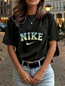 Women T-Shirts - Black - View 4