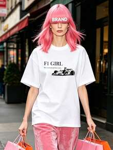 Camiseta de manga corta con cuello redondo suave y casual de verano para mujer, tops para salir, vintage, camisetas divertidas, Gen Z, tops, curvas, ropa Y2K, algodón, Italia, Grecia, curvas, tops para damas, tops lindos, camisetas gráficas, conjuntos de vacaciones para mujer, conjuntos de primavera, estilo callejero americano, casual deportivo, vestido degradado, estilo unisex, estilo casual urbano, casual, jersey, camisetas holgadas, ropa de calle retro, estilo de los 90, estilo de los 2000, subcultura, estilo europeo, top negro, tops blancos, conjuntos de fiesta de los 90. Negro - Blanco - Ver 2