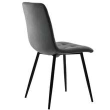 Dining Table Set (5 Pieces), Dining Table Set With 4 Chairs, Kitchen Table Set, 100cm Diameter Round Dining Table With Gold Metal Legs, White MDF Tabletop, Dark Gray Velvet Dining Chairs - Multicolor - View 8