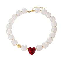 1pc Dopamine Summer Fashion Colorful Resin Geometric Heart Beads And Copper Beads Necklace, Perfect For Vacation, Outings, Beach Parties And Daily Summer Wear. Y2K Style Elegant Women's Jewelry, Jewelry Necklace, Heart Jewelry - Perfect Gift For Friends And Sisters. Vacation Season - Geometric Cube Beaded Necklace - View 19