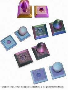 1 Set 3D Printed Diamond Painting Roller And Detachable Ergonomic Diamond Brush, Labor-Saving Diamond Dot Painting Machine, Multi-Color Square And Round Diamond Tools, Diamond Painting Cross Stitch Handcraft Material Kit - View 17