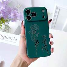 1 chiếc ốp lưng điện thoại TPU màu hồng chống sốc tùy chỉnh, tương thích với Apple 16 15 14 13 12 11 Plus Pro Max Pro, Galaxy S25, Galaxy S24 Plus, Galaxy S23 FE, Galaxy S22 Ultra Series. Thích hợp làm quà tặng Lễ Tạ ơn, Halloween, Giáng sinh, Sinh nhật, Đám cưới hoặc các dịp lễ khác cho gia đình, bạn bè, người yêu. - trắng - Xem 7