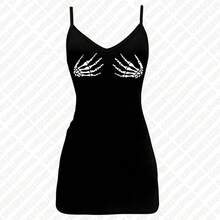 Women Maxi Dresses - 黑色 - 查看 4