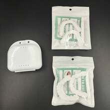 2 Sets Decoración de Sonrisa Temporal Hermosa y Ajuste Perfecto, Adecuada para Fiestas Citas & Un Regalo Ideal - Blanco 21 - Ver 10