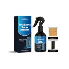 Homonth 3pcs/Set Kit Semprot Pengkilap Ban Mobil, Set Perawatan Ban Pembersih & Pemoles Harian - A - View 11