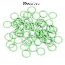 50pcs Iron Colored Closed Jump Rings, Macaroon Color Open Rings, Handmade Jewelry Accessories Flat Open Connectors, DIY Jewelry Making Linking Rings - Single-loop Opening - View 41