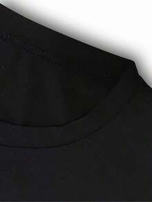 VintageRopa de Mujer Talla Grande, Camiseta Casual de Manga Corta para Mujeres, Diseño de Patrón "AMORTENTIA" - Camiseta Negra con Ilustración Blanca, Cuello Redondo, Adecuada para Primavera y Verano, Ilustración Relajada, Ajuste Cómodo, Camiseta de MujerGraphic Tee - Negro - Ver 5