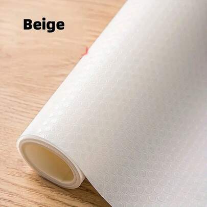 1 rollo de alfombrilla impermeable para refrigerador - 4 opciones de color. A prueba de humedad, antideslizante, lavable y reutilizable. Hecha de material EVA, adecuada para decoración de refrigerador y cocina, también se puede usar como alfombrilla para refrigerador, cajón, armario de zapatos y armario, se puede cortar a medida