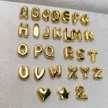 1件简约立方氧化锆金色字母DIY手链，可定制简约字母名字手链，不锈钢个性化字母MAMA手镯，时尚、休闲、复古，独特礼物，适合送给女友、妈妈、家人、朋友、女儿，周年纪念日、情人节、母亲节、生日、毕业典礼、日常佩戴、婚礼、派对等场合。 - 金色 - 查看 4