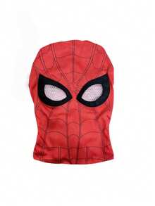 Disney 1pc Spider-Man Mask, Miles Morales Spider-Man Superhero Costume Prop For Cosplay And Masquerade - A - View 10