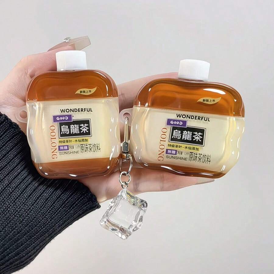 1 Bộ ốp bảo vệ tương thích xuyên biên giới cho Apple thế hệ thứ 4 1/2/3/4, tai nghe Bluetooth Apple Pro3 Oolong Tea - Nhiều màu - Xem 1