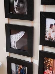 2/3 Piece Vintage Style 4-Inch Photo Frame Set, Wall Hanging Family Bedroom Living Room Picture Frame, Suitable For Decorating Warm Memories Of Family And Friends - Multicolor - View 11