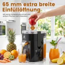 SUPERLEX This 3-Speed Centrifugal Juicer Features Stainless Steel Blades, A 6 Mm Wide Feed Pening, A Built-In Juice Separator, And A Drip-Free Design. This Easy-To-Clean Juicer With An Abrasive Design Is Specifically Designed For Citrus Fruits, Ensuring Prote - 查看 6