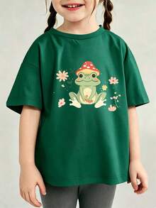 Young Girls T-Shirts - Green - View 6