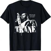 Camiseta Coltland Jazz Wisdom para saxofonistas (monocromática) con dise?o original estampado. Regalo ideal para amantes del estilo urbano. - Negro - Ver 2