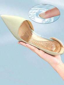 1 Pair Silicone Gel High Heel Shoe Inserts For Women, Provides Cushioning To Prevent Slipping On High Heels For Women Pumps And Men Sneakers Shoes Summer, Back To School Supplies, Boots Accessories For Shoes For Women, For Outdoor, Sport, Travel, Household, Office, School - 清除 - 查看 4