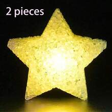 1 pieza/2pcs Luces de estrella pequeña de mano, accesorios de actuación en escenario, accesorios decorativos de estrella de cinco puntas brillante de mano, adecuados para actuaciones de danza, actuaciones de coro, conciertos, fiestas, cumpleaños y actuaciones festivas - Multicolor - Ver 21