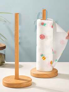1 Stück Wandmontierter Papiertuchhalter, Bohrloser Wand Papiertuchhalter, Haushaltsartikel, Geeignet für Küche und Badezimmer Aufbewahrung, Badezimmer Organisation, Büro und Wohnzimmer Schrank, Badezimmer Zubehör - Aprikosenfarben - Übersicht 4